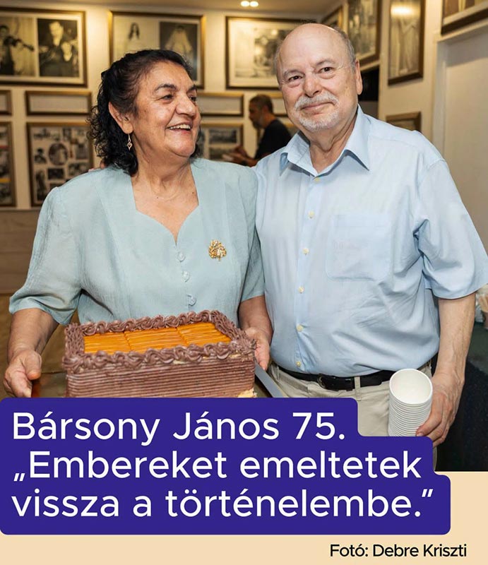 Bársony János 75 éves